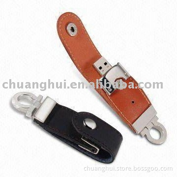 Leather Key USB Flash Disk